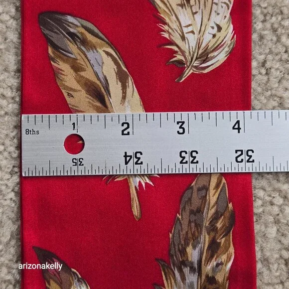 Silk Scarf Bird of Prey Feathers Owl Hawk Eagle Falcon - Picture 6 of 10
